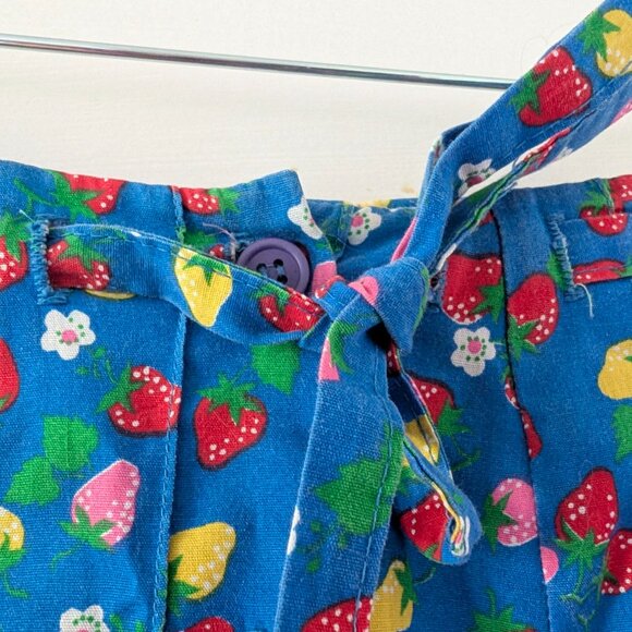 Modcloth Vintage - Strawberry Cotton Skirt by Copley Square Ltd - 1970s - Picture 3 of 8